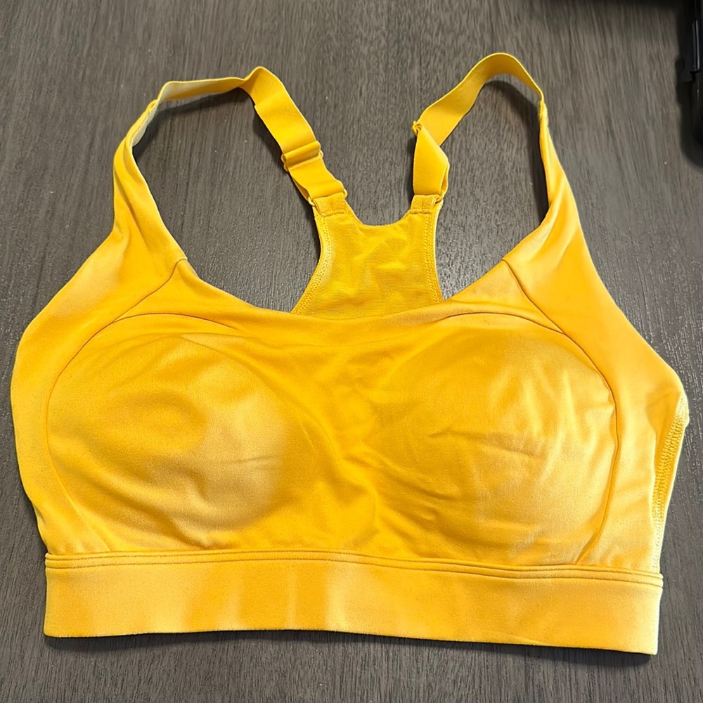 Yellow Gymshark Sports bra, never worn!